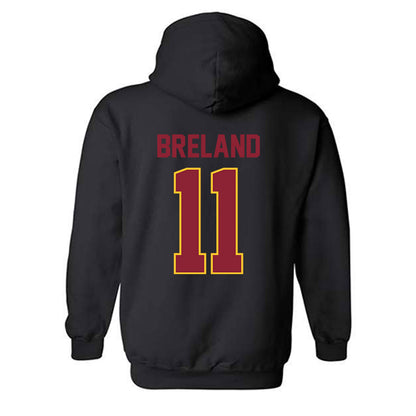 Iowa State - NCAA Football : Willie Breland - Classic Shersey Hooded Sweatshirt-1