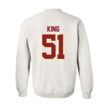 Iowa State - NCAA Football : Maasai King - Classic Shersey Crewneck Sweatshirt-1