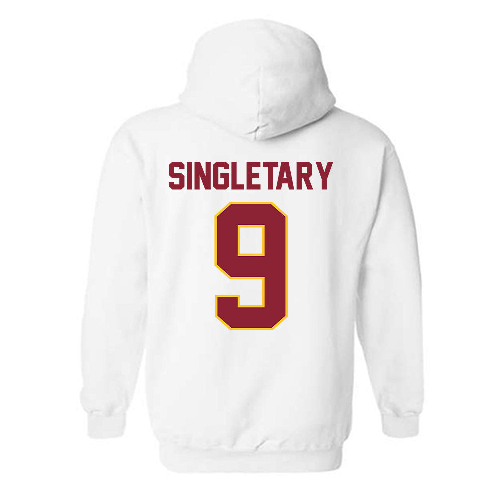Iowa State - NCAA Football : Jaheim Singletary - Classic Shersey Hooded Sweatshirt-1