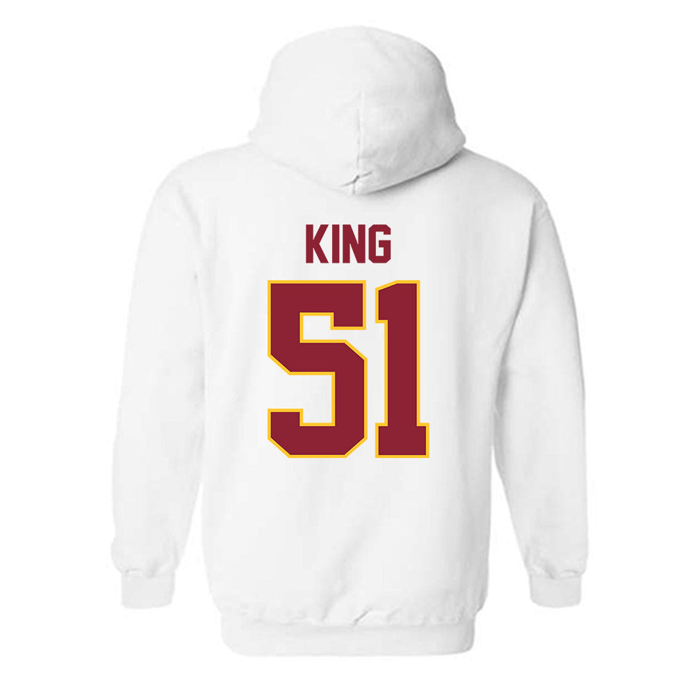 Iowa State - NCAA Football : Maasai King - Classic Shersey Hooded Sweatshirt-1