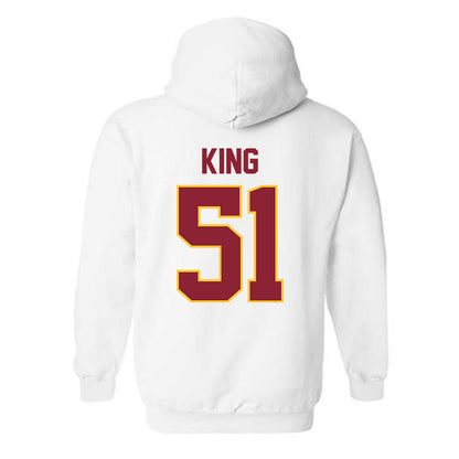 Iowa State - NCAA Football : Maasai King - Classic Shersey Hooded Sweatshirt-1