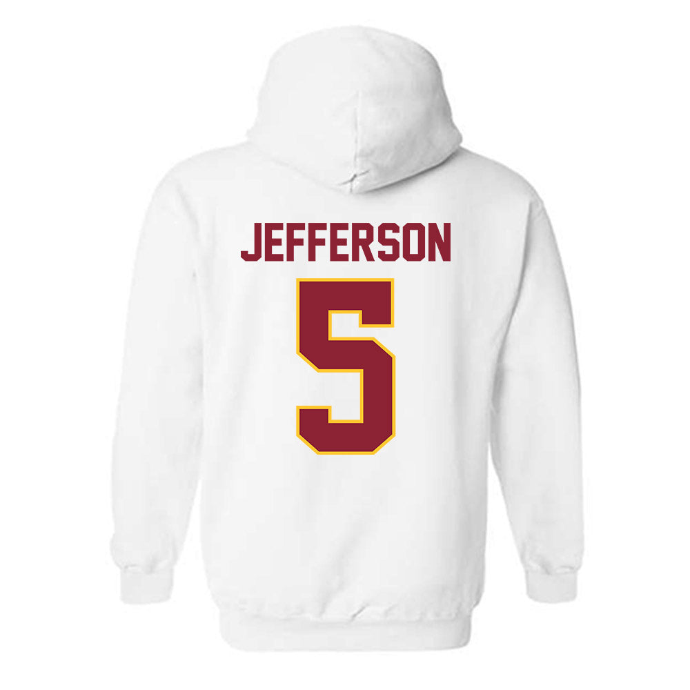 Iowa State - NCAA Men's Basketball : Joshua Jefferson - Classic Shersey Hooded Sweatshirt-1