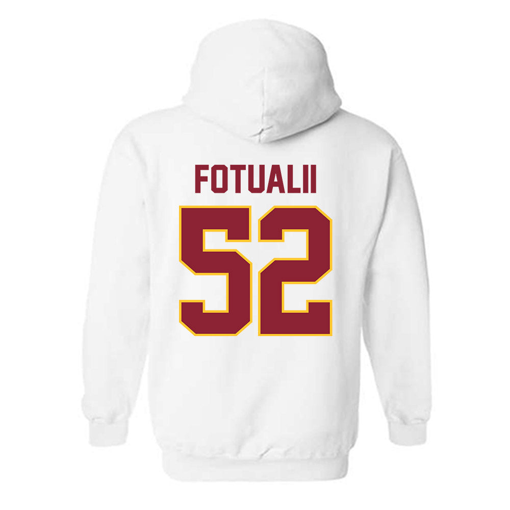Iowa State - NCAA Football : Kingston Fotualii - Classic Shersey Hooded Sweatshirt-1