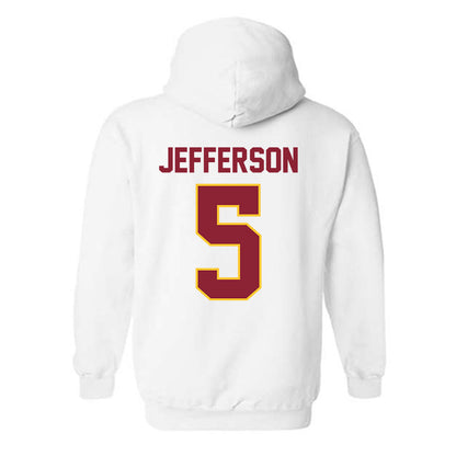 Iowa State - NCAA Men's Basketball : Joshua Jefferson - Classic Shersey Hooded Sweatshirt-1