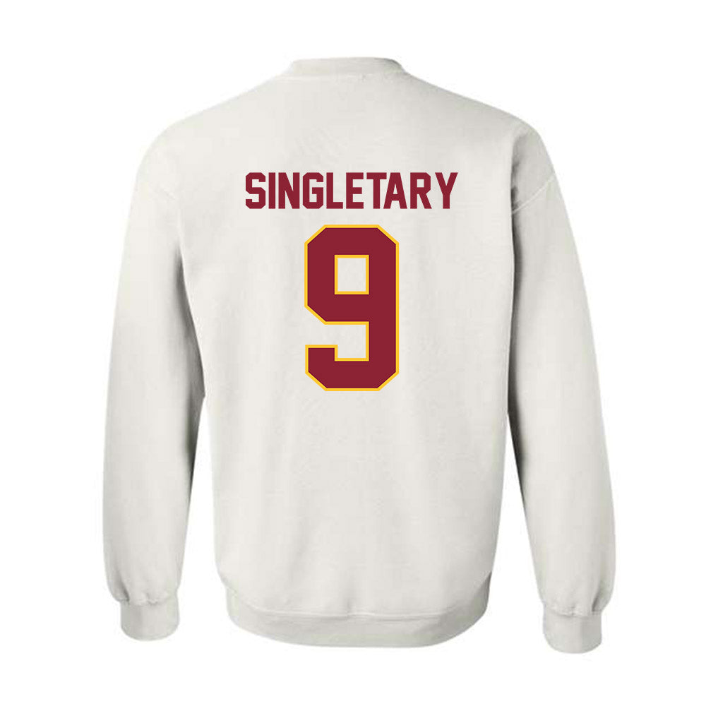 Iowa State - NCAA Football : Jaheim Singletary - Classic Shersey Crewneck Sweatshirt-1