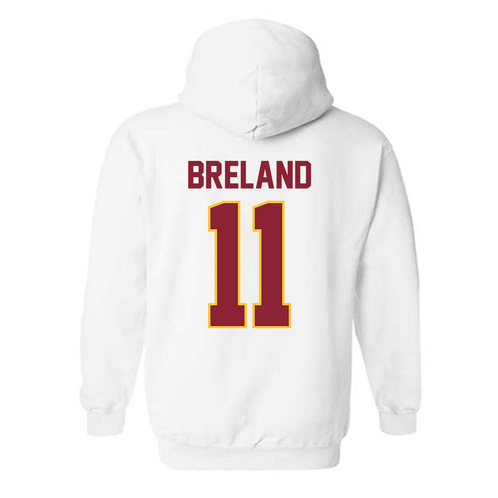 Iowa State - NCAA Football : Willie Breland - Classic Shersey Hooded Sweatshirt-1