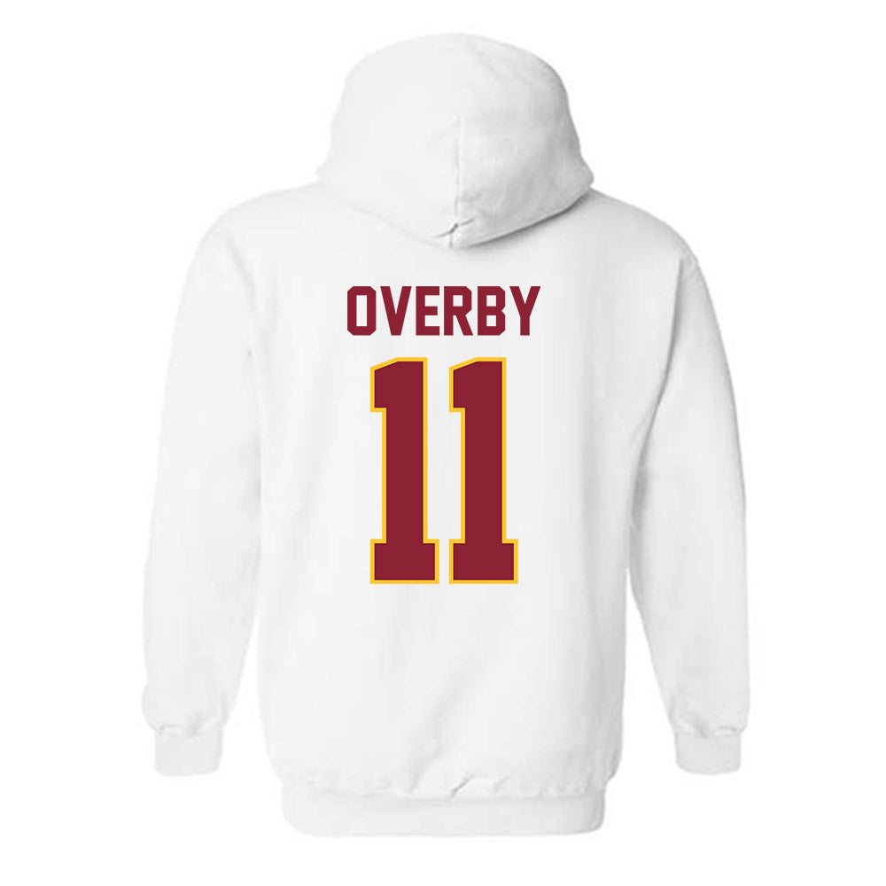 Iowa State - NCAA Football : Dominic Overby - Classic Shersey Hooded Sweatshirt-1