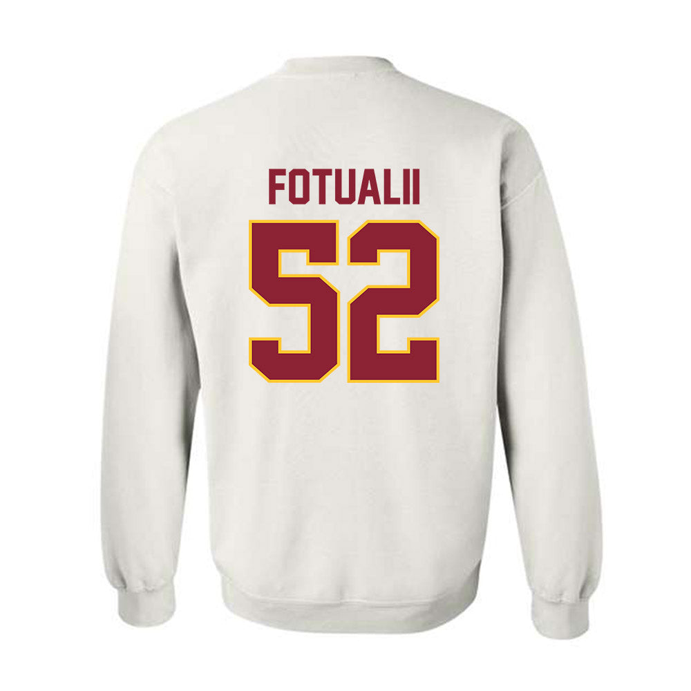Iowa State - NCAA Football : Kingston Fotualii - Classic Shersey Crewneck Sweatshirt-1