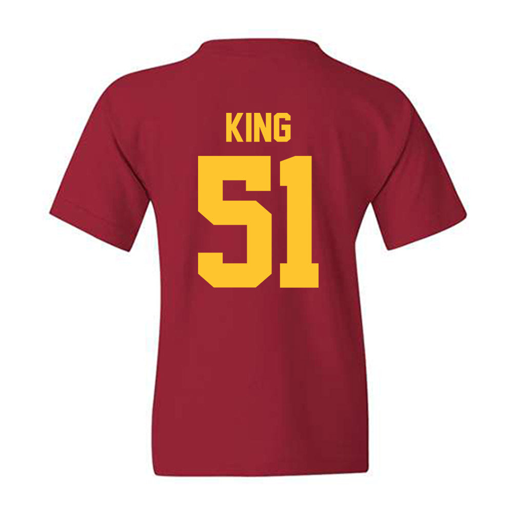 Iowa State - NCAA Football : Maasai King - Classic Shersey Youth T-Shirt-1
