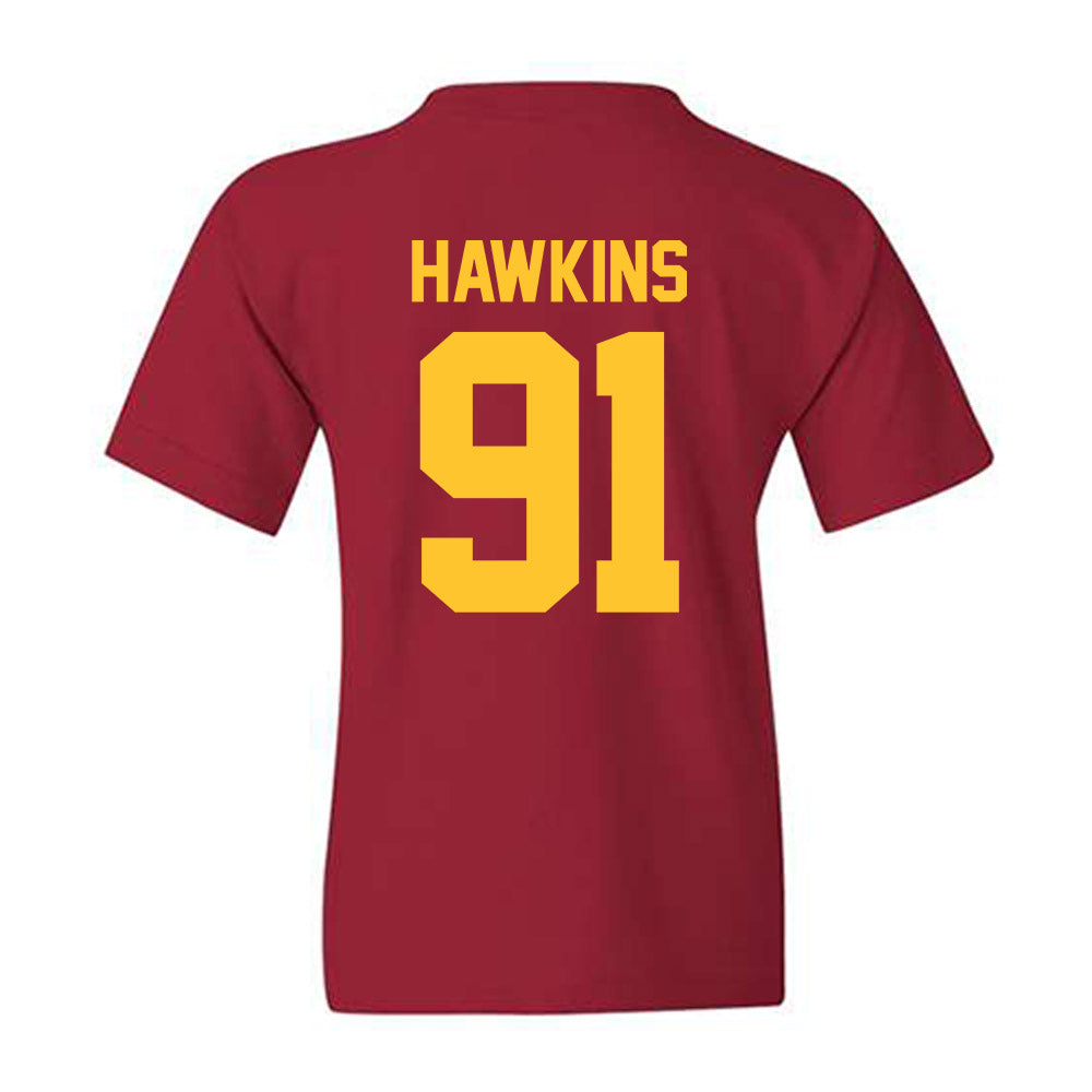 Iowa State - NCAA Football : Blake Hawkins - Classic Shersey Youth T-Shirt-1