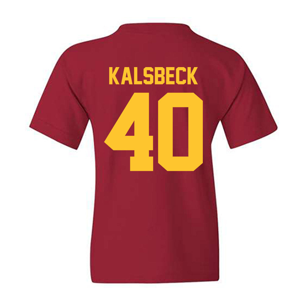 Iowa State - NCAA Football : Landon Kalsbeck - Classic Shersey Youth T-Shirt-1