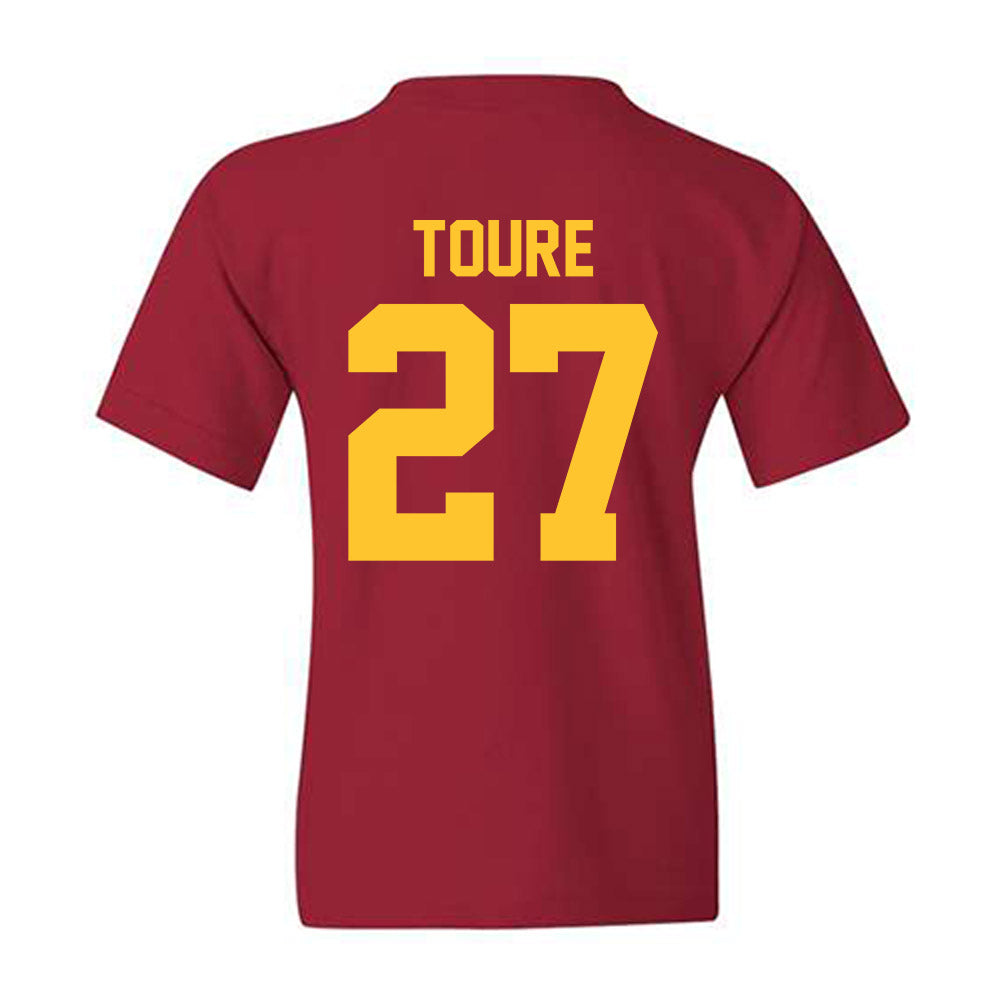 Iowa State - NCAA Men's Basketball : Killyan Toure - Classic Shersey Youth T-Shirt-1