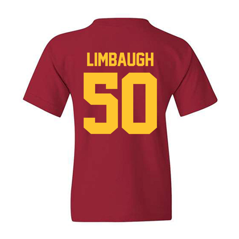 Iowa State - NCAA Football : Jack Limbaugh - Classic Shersey Youth T-Shirt-1