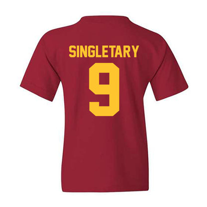 Iowa State - NCAA Football : Jaheim Singletary - Classic Shersey Youth T-Shirt-1