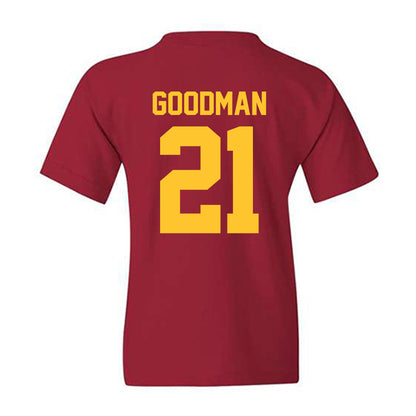 Iowa State - NCAA Football : Duhron Goodman - Classic Shersey Youth T-Shirt-1