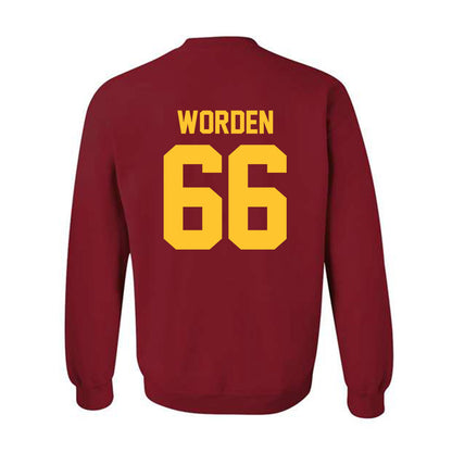 Iowa State - NCAA Football : Derek Worden - Classic Shersey Crewneck Sweatshirt-1