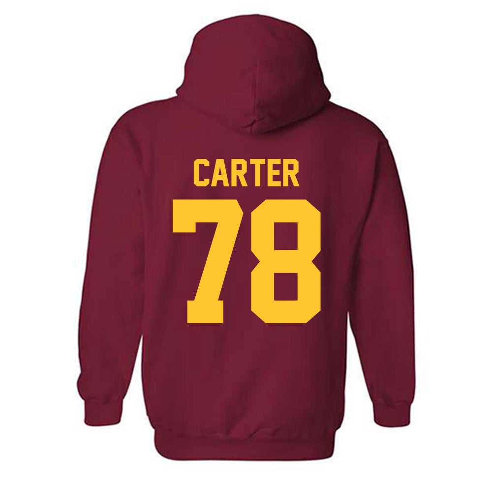 Iowa State - NCAA Football : DeAndre Carter - Classic Shersey Hooded Sweatshirt-1