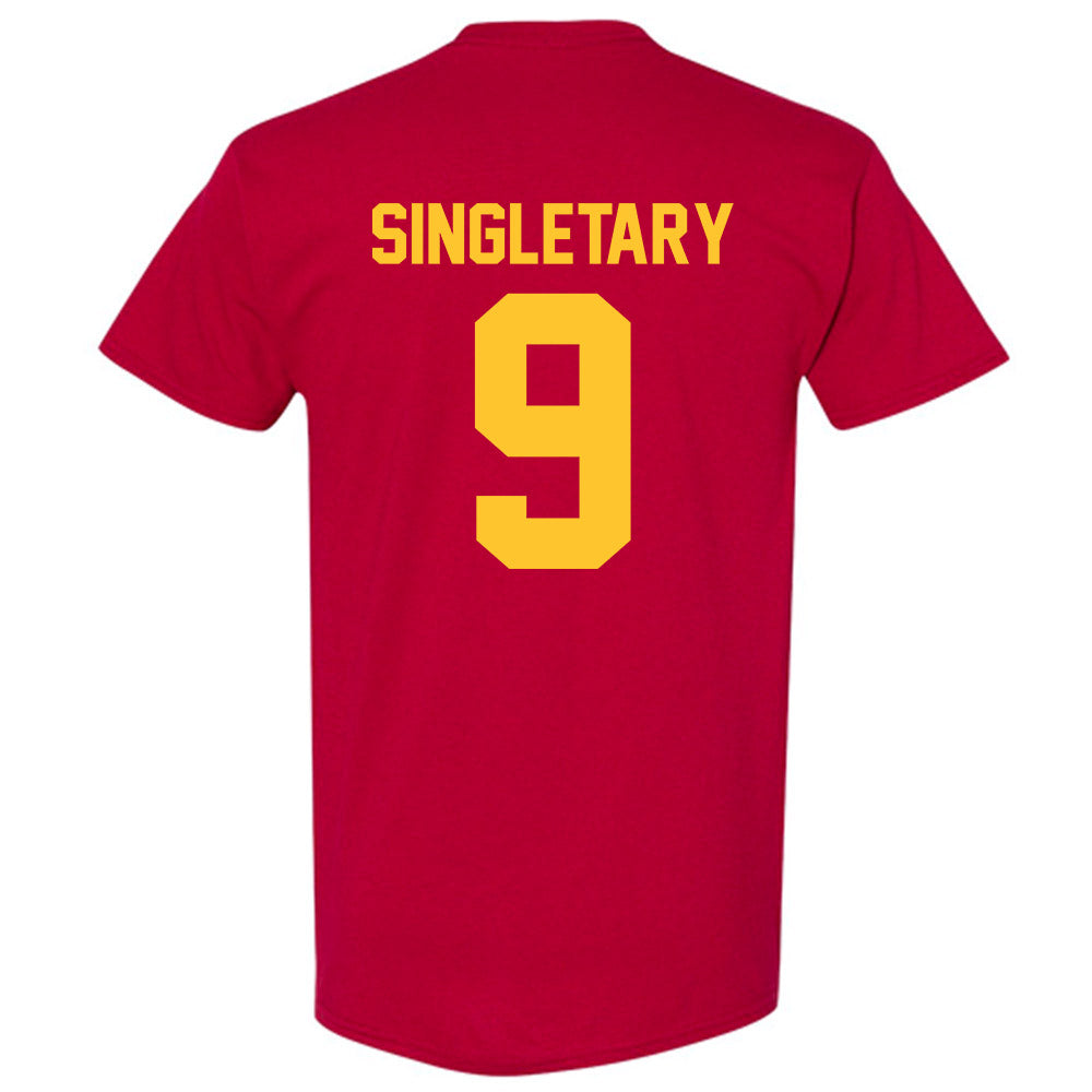 Iowa State - NCAA Football : Jaheim Singletary - Classic Shersey T-Shirt-1