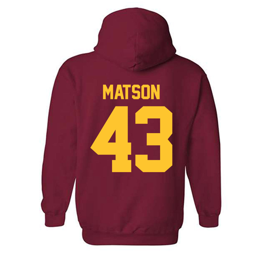 Iowa State - NCAA Football : Caden Matson - Classic Shersey Hooded Sweatshirt