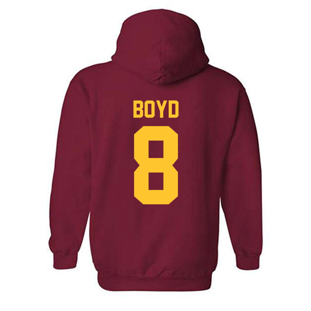 Iowa State - NCAA Football : Evan Boyd - Classic Shersey Hooded Sweatshirt-1