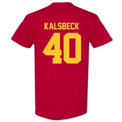 Iowa State - NCAA Football : Landon Kalsbeck - Classic Shersey T-Shirt-1