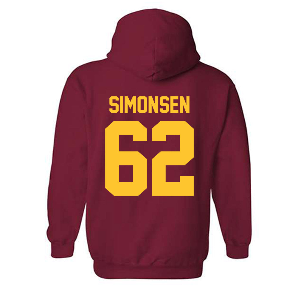 Iowa State - NCAA Football : Braden Simonsen - Classic Shersey Hooded Sweatshirt-1