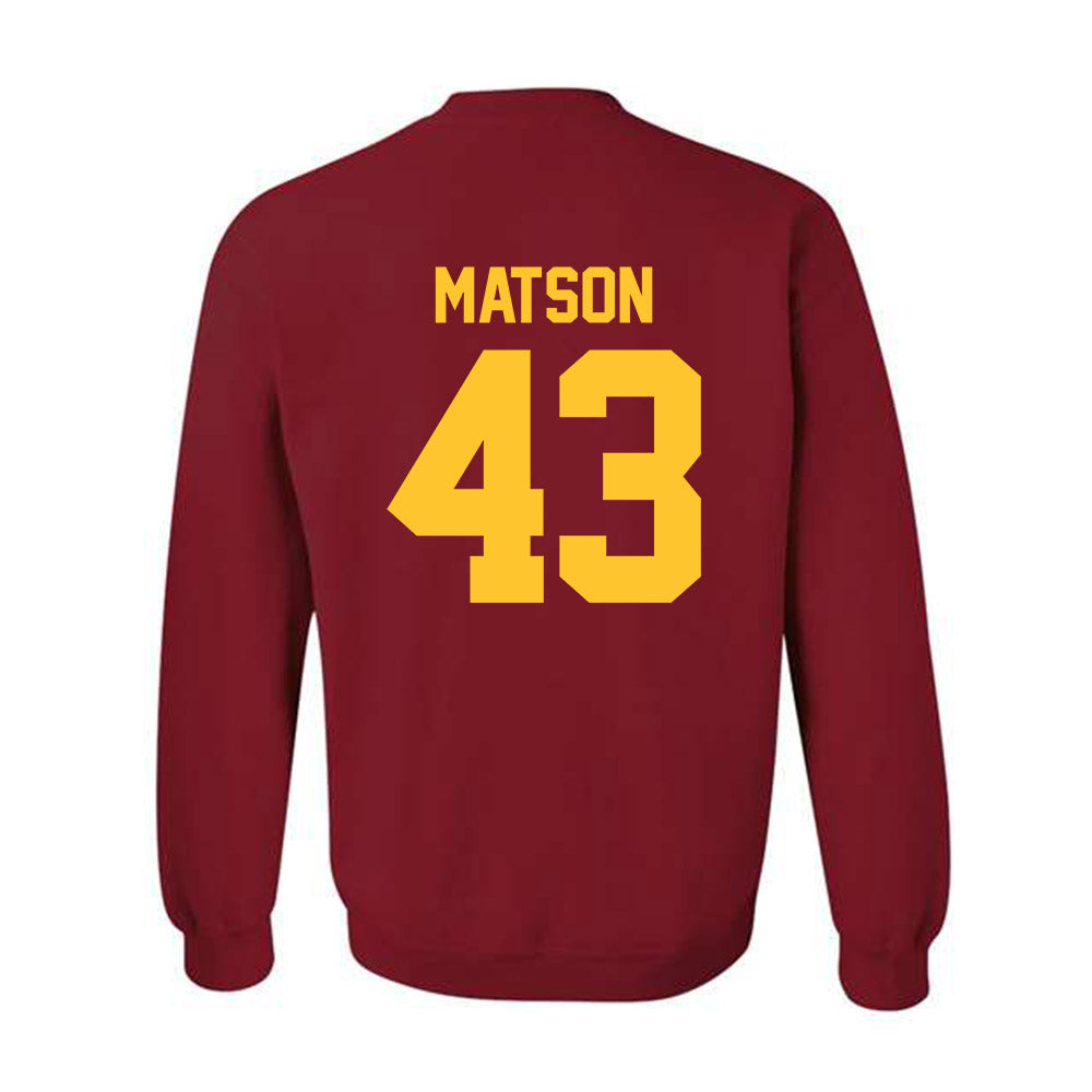 Iowa State - NCAA Football : Caden Matson - Classic Shersey Crewneck Sweatshirt
