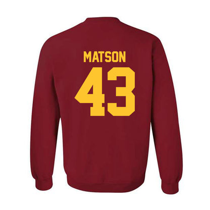 Iowa State - NCAA Football : Caden Matson - Classic Shersey Crewneck Sweatshirt