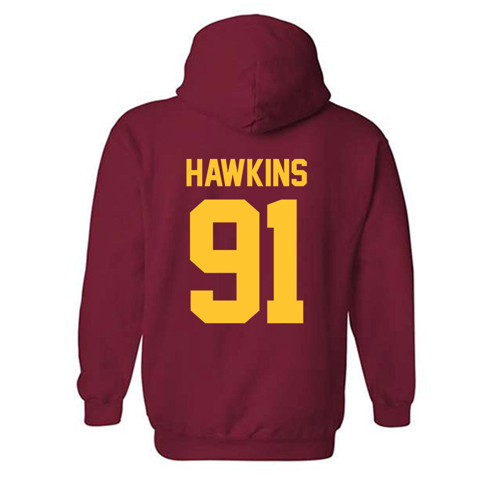 Iowa State - NCAA Football : Blake Hawkins - Classic Shersey Hooded Sweatshirt-1