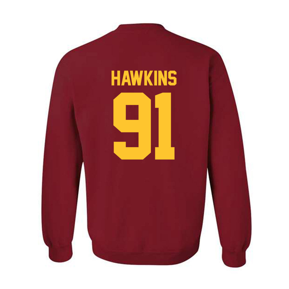 Iowa State - NCAA Football : Blake Hawkins - Classic Shersey Crewneck Sweatshirt-1