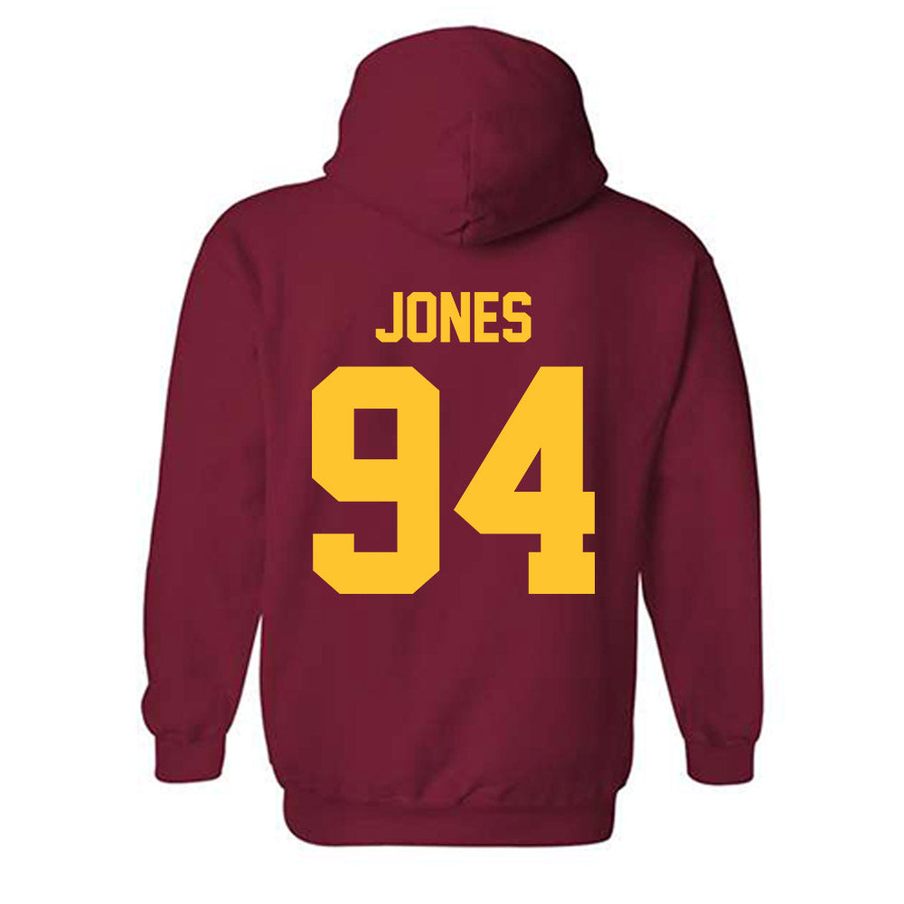 Iowa State - NCAA Football : Jake Jones - Classic Shersey Hooded Sweatshirt-1