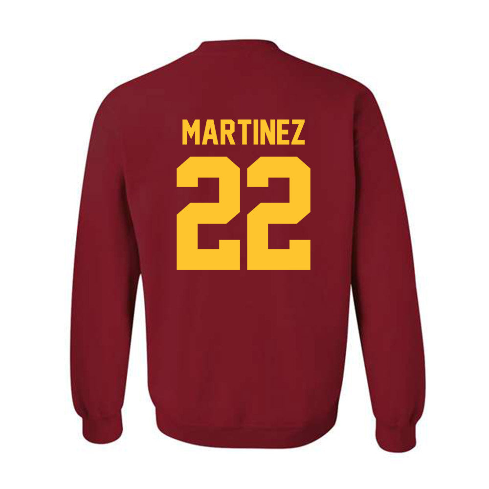 Iowa State - NCAA Football : Xavier Martinez - Classic Shersey Crewneck Sweatshirt-1