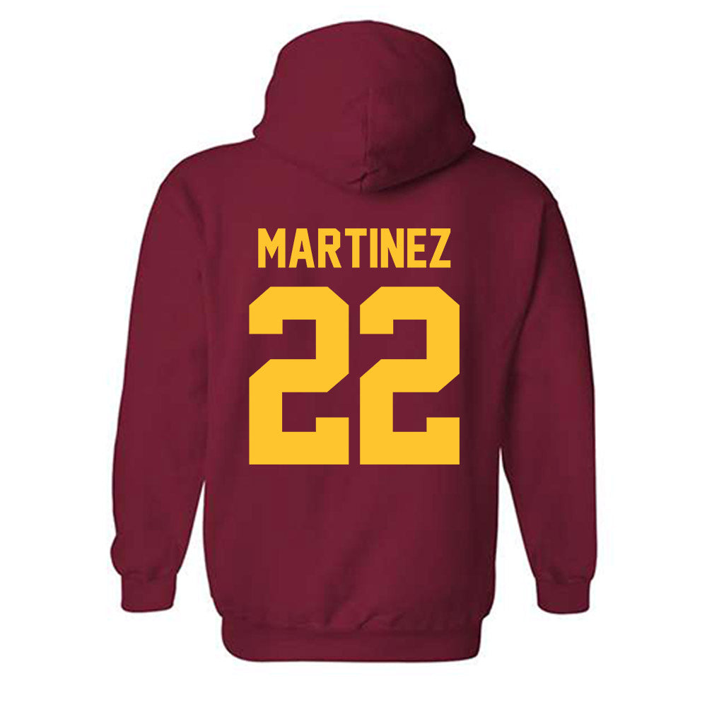 Iowa State - NCAA Football : Xavier Martinez - Classic Shersey Hooded Sweatshirt-1