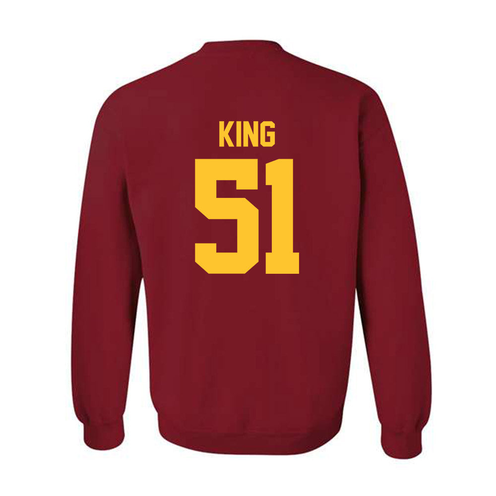 Iowa State - NCAA Football : Maasai King - Classic Shersey Crewneck Sweatshirt-1