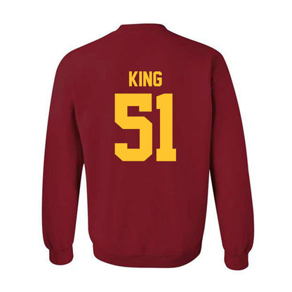Iowa State - NCAA Football : Maasai King - Classic Shersey Crewneck Sweatshirt-1