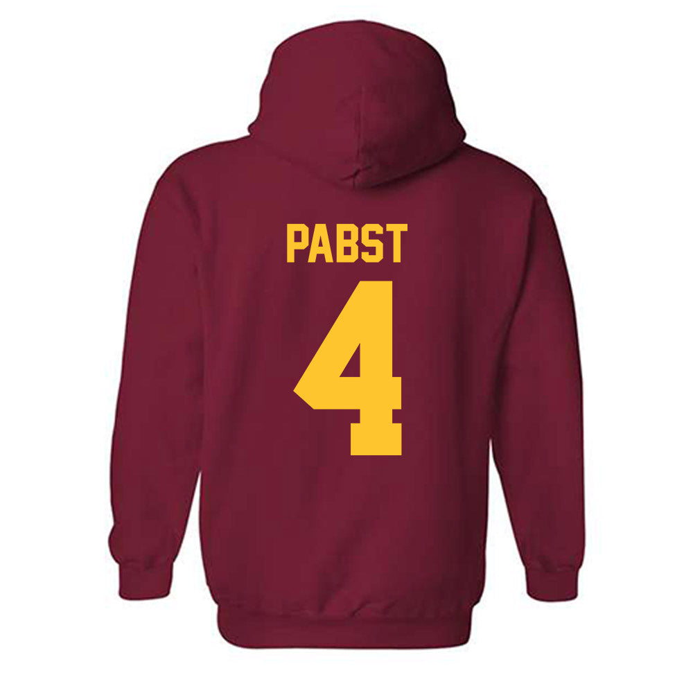 Iowa State - NCAA Football : Carter Pabst - Classic Shersey Hooded Sweatshirt-1