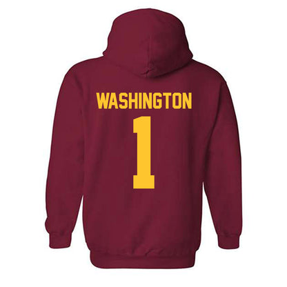 Iowa State - NCAA Football : Keyon Washington - Classic Shersey Hooded Sweatshirt-1