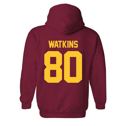 Iowa State - NCAA Football : Malcolm Watkins - Classic Shersey Hooded Sweatshirt-1