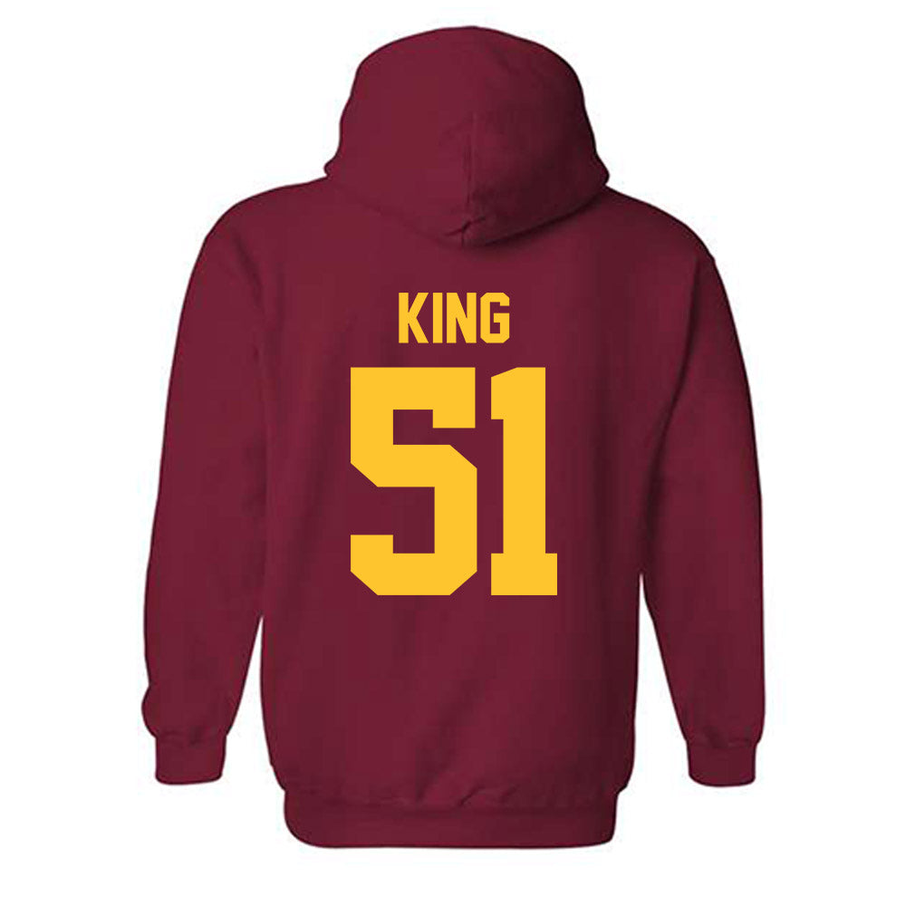 Iowa State - NCAA Football : Maasai King - Classic Shersey Hooded Sweatshirt-1
