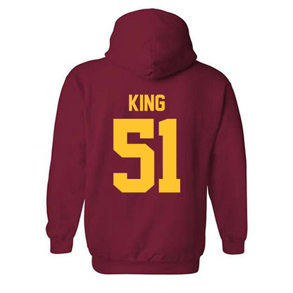 Iowa State - NCAA Football : Maasai King - Classic Shersey Hooded Sweatshirt-1