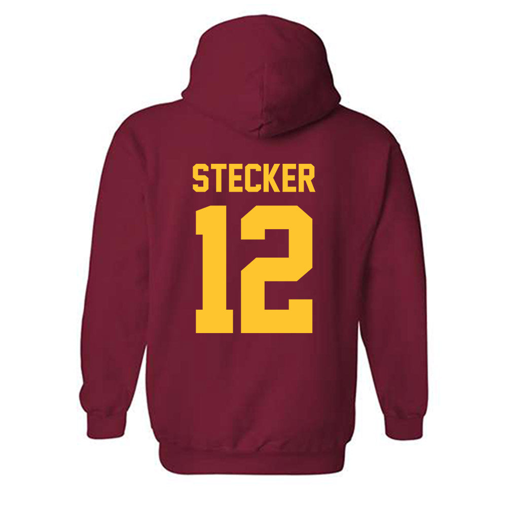 Iowa State - NCAA Football : Ethan Stecker - Classic Shersey Hooded Sweatshirt-1