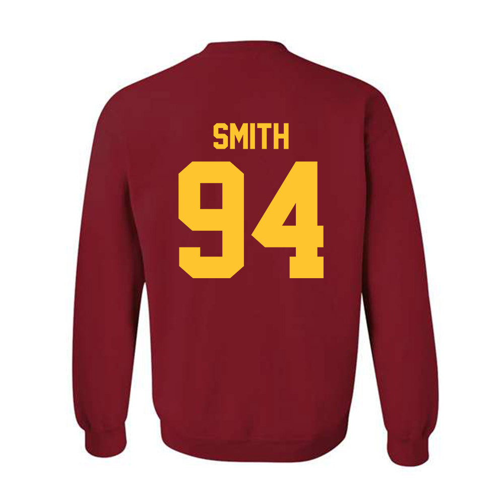 Iowa State - NCAA Football : Chase Smith - Classic Shersey Crewneck Sweatshirt-1