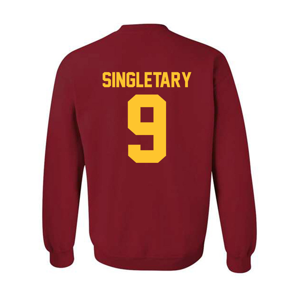 Iowa State - NCAA Football : Jaheim Singletary - Classic Shersey Crewneck Sweatshirt-1