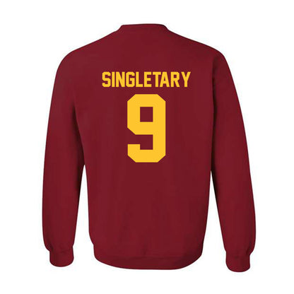 Iowa State - NCAA Football : Jaheim Singletary - Classic Shersey Crewneck Sweatshirt-1