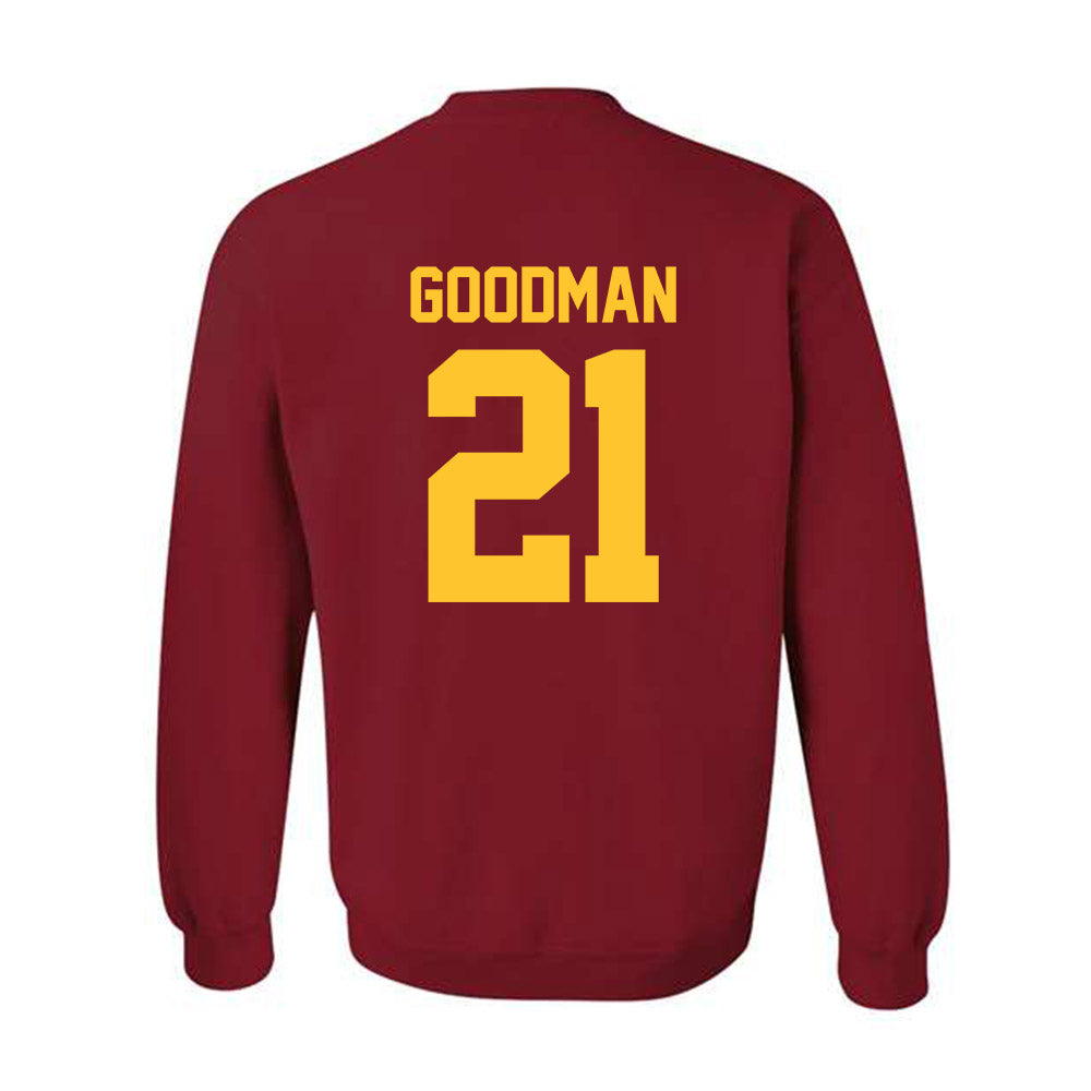 Iowa State - NCAA Football : Duhron Goodman - Classic Shersey Crewneck Sweatshirt-1