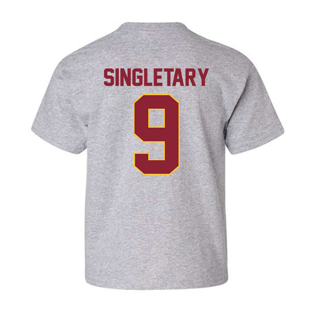 Iowa State - NCAA Football : Jaheim Singletary - Classic Shersey Youth T-Shirt-1