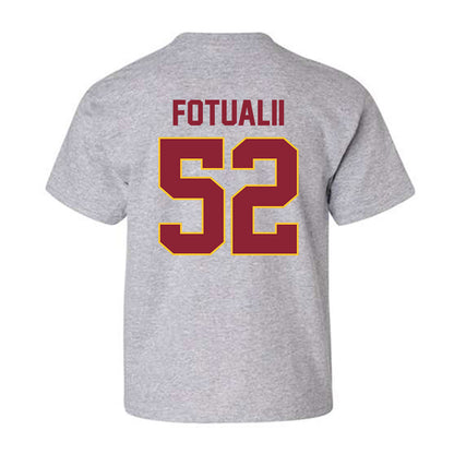 Iowa State - NCAA Football : Kingston Fotualii - Classic Shersey Youth T-Shirt-1