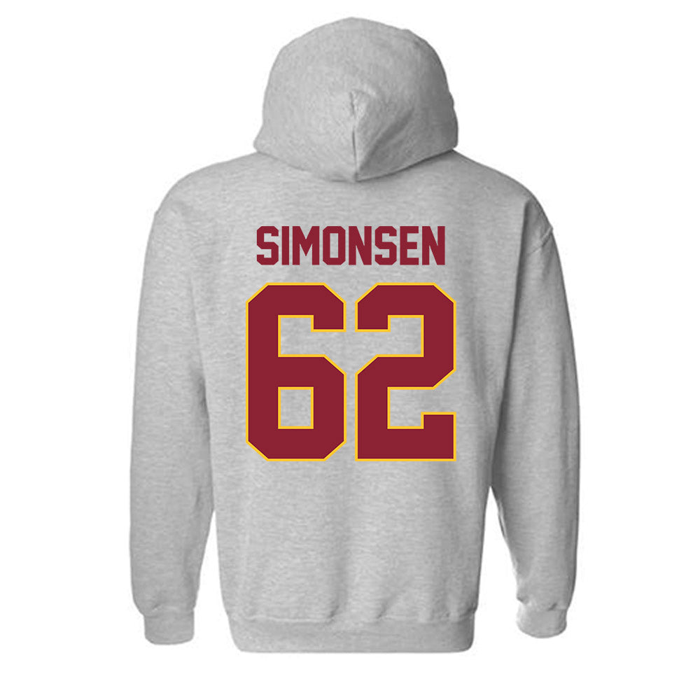 Iowa State - NCAA Football : Braden Simonsen - Classic Shersey Hooded Sweatshirt-1