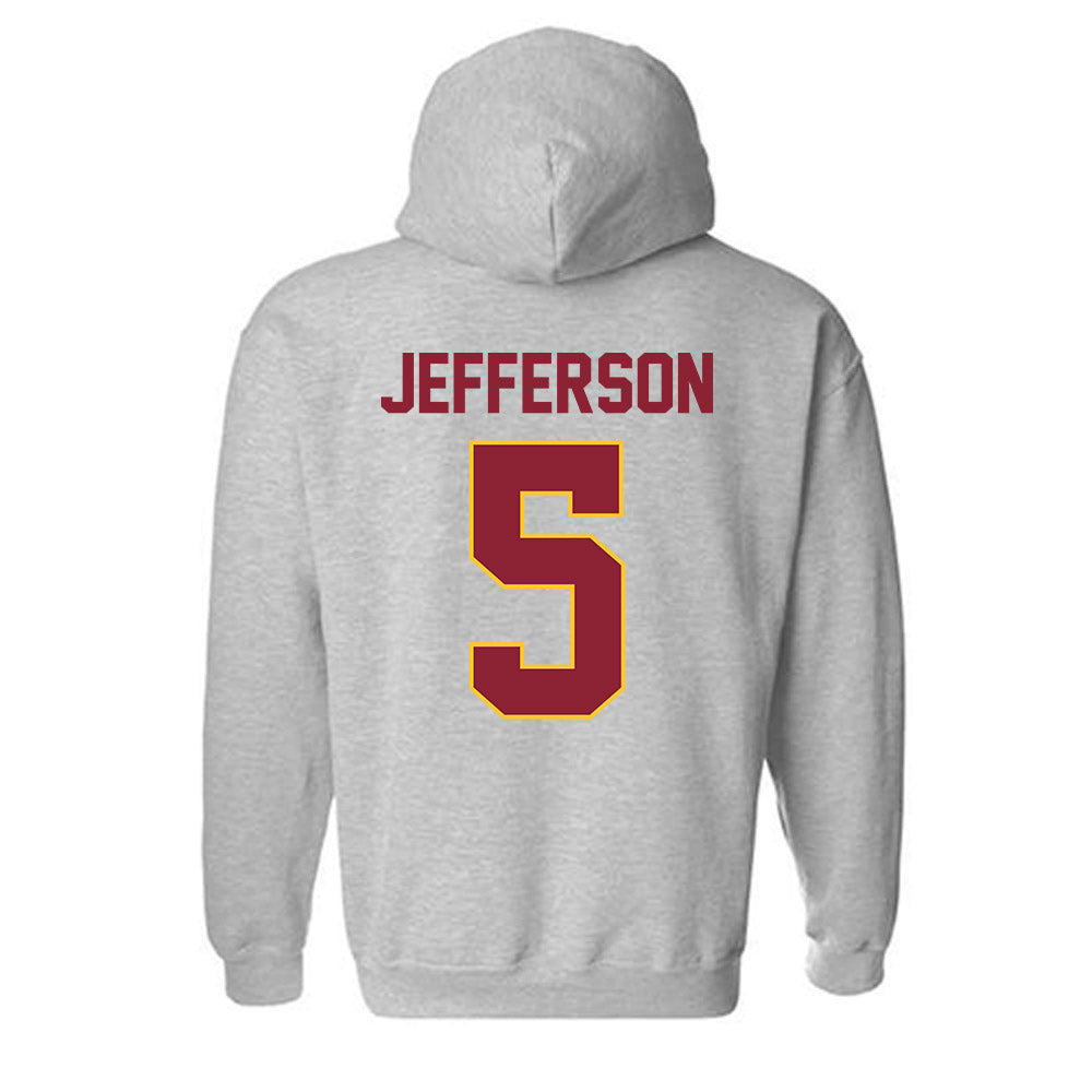 Iowa State - NCAA Men's Basketball : Joshua Jefferson - Classic Shersey Hooded Sweatshirt-1