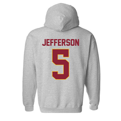 Iowa State - NCAA Men's Basketball : Joshua Jefferson - Classic Shersey Hooded Sweatshirt-1
